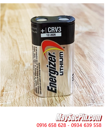 Pin Energizer CR-V3; Pin 3v Lithium Energizer CR-V3 với 3000mAh /Loại pin Lithium không sạc